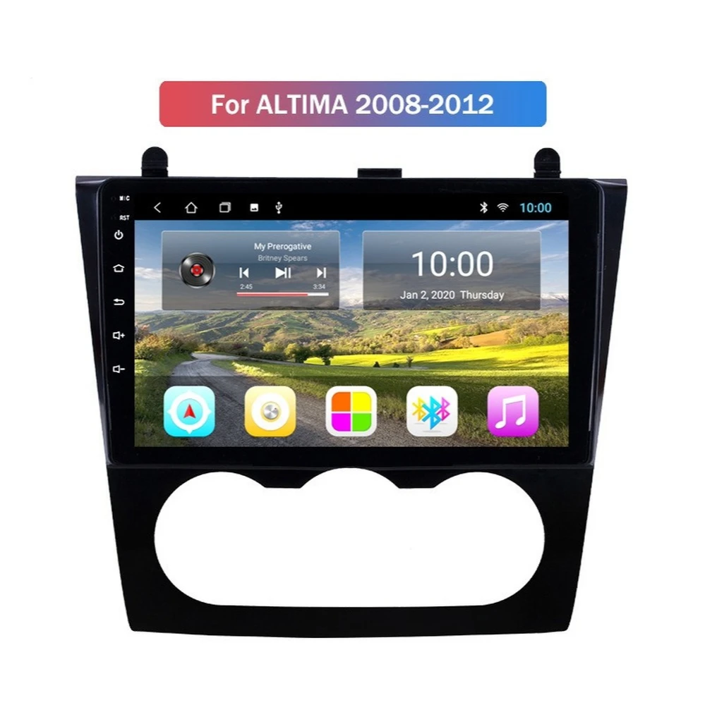 Автомобильный мультимедийный плеер 6G + 128G Android 10 0 для Nissan Atima 2008-2012 автомобильный
