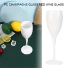 Бокал для белого шампанского, пластиковый, безопасный в посудомоечной машине, 1 шт.