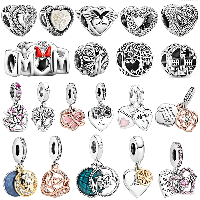

2021 Hot Selling Classic 925 Sterling Silver Hollow Shinny Heart Charm Bracelet Jewelry Making DIY Gift