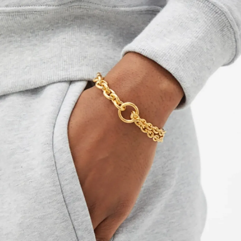 

Cosysail Punk Thick Chain Gold Silver Color Bracelets for Female Simple Hip Hop Chunky Chain Bracelet Minimalist Party Jeweley