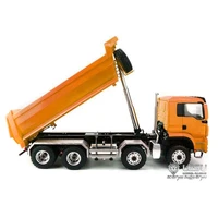 lesu 88 114 rc man model front hydraulic lifting dumper truck painted esc thzh0485 smt4
