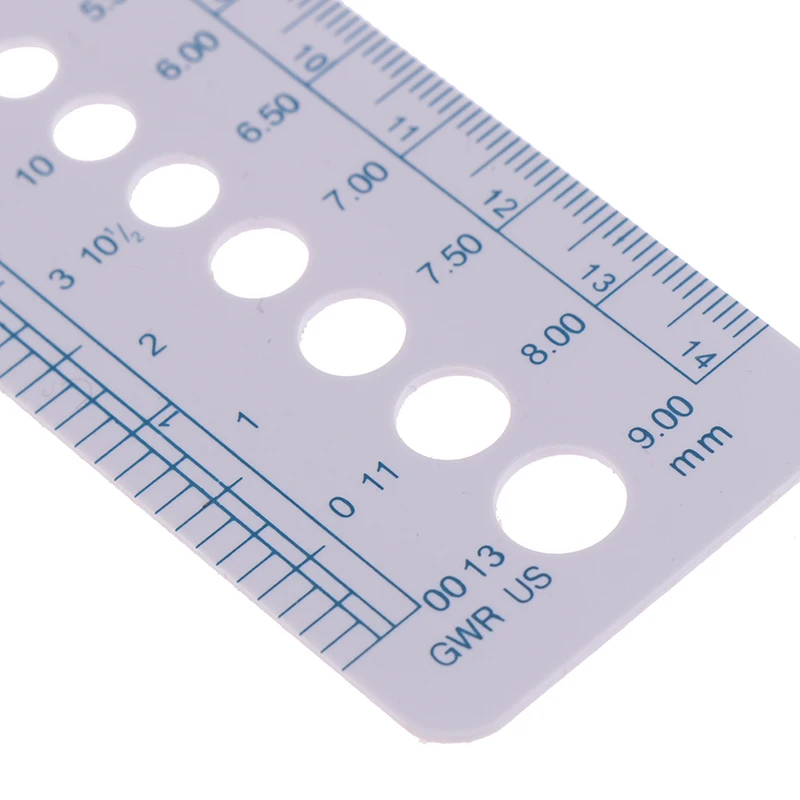 Аксессуары для вязания измеритель игл дюймовая линейка шитья инструмент