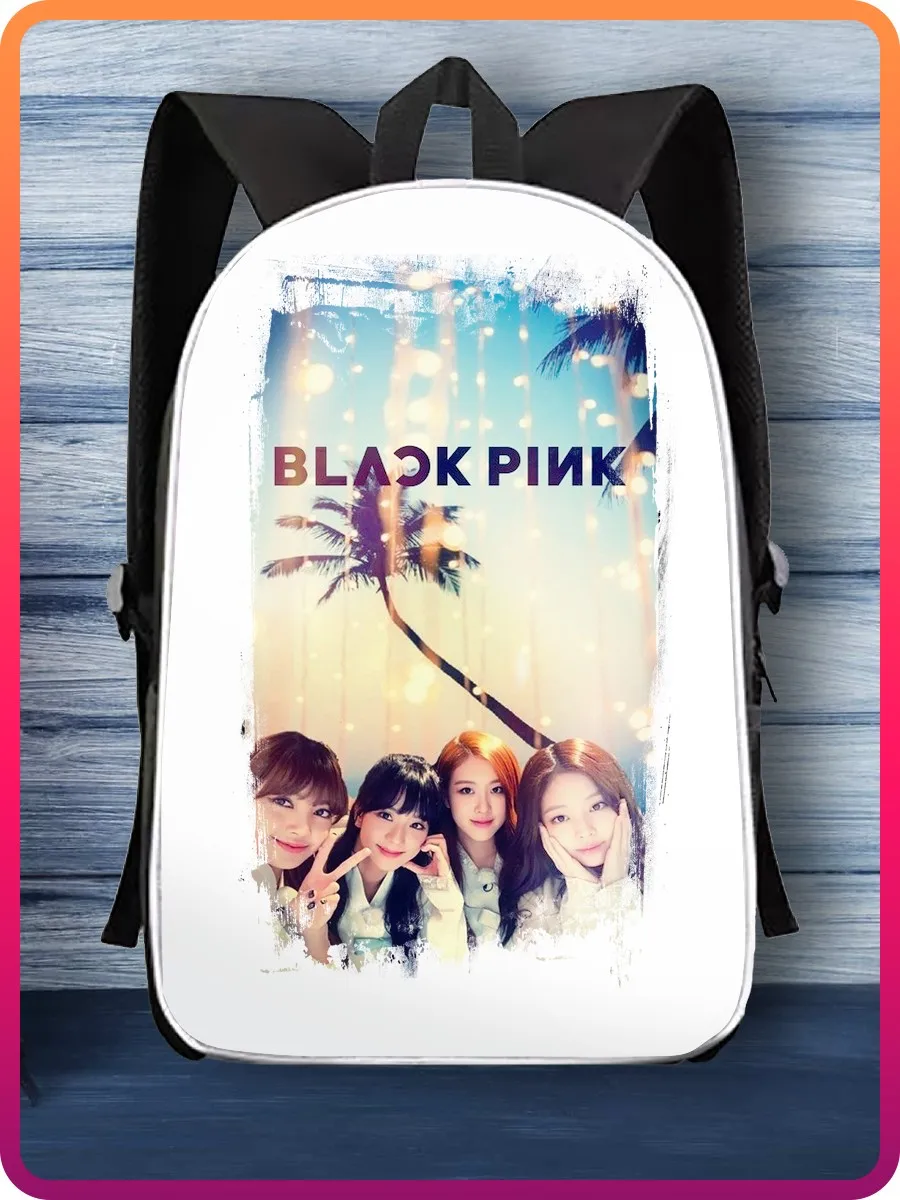 Рюкзак BLACKPINK (блэкпинк K-pop girl group Лиса Джису Розэ Дженни) - 3090 —