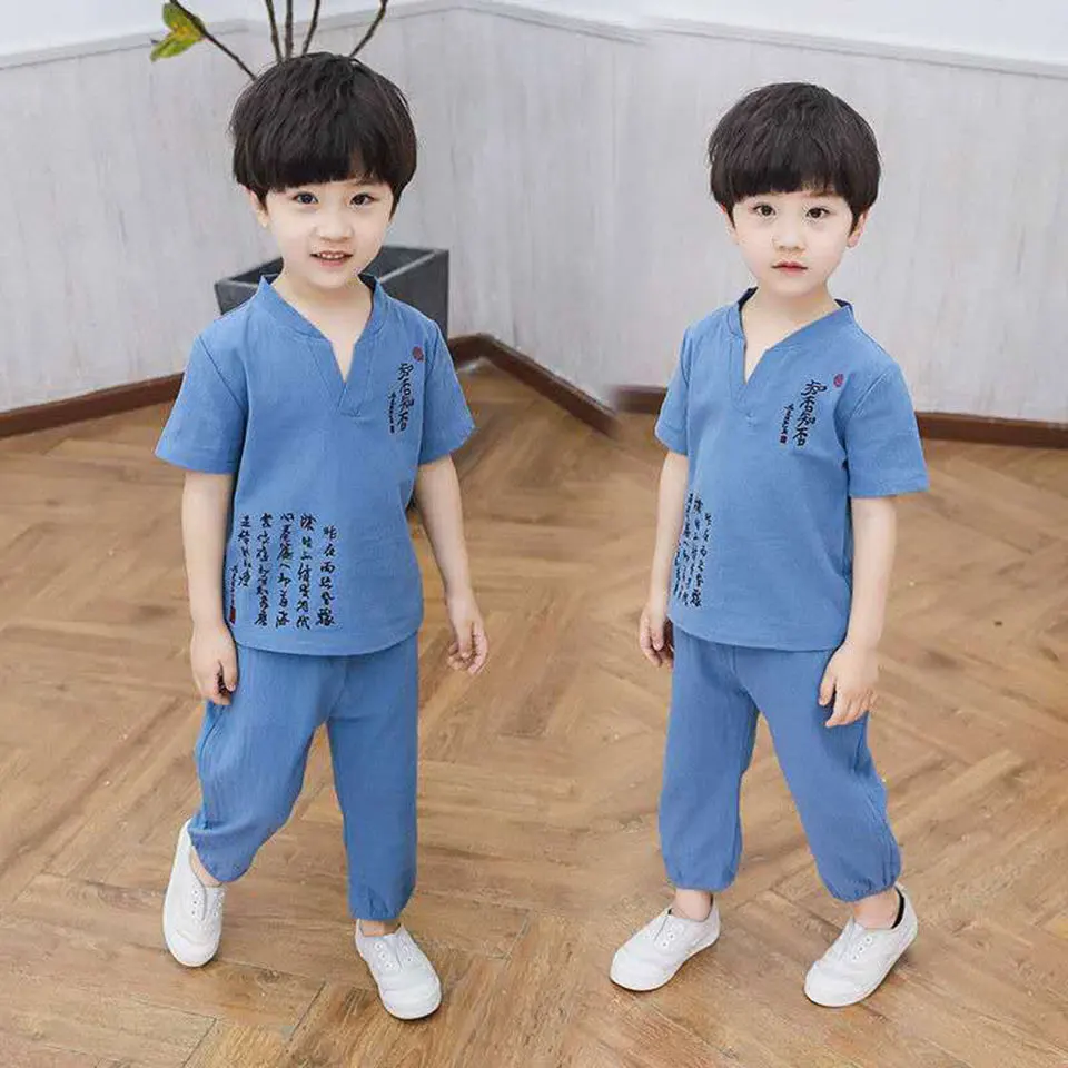 

For 18M 2 3 4 5 6 7 8 9 10 Baby Boy Clothing Set Summer Cotton Short Sleeve T-shirt + Shorts 2Pcs Infant Baby Boy Clothes Set