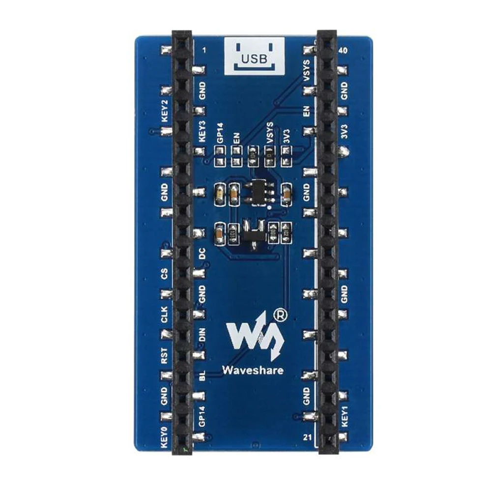 Модуль ЖК дисплея Waveshare 1 44 дюйма встроенный драйвер ST7735S 65K цвета RGB 128 × пикселей