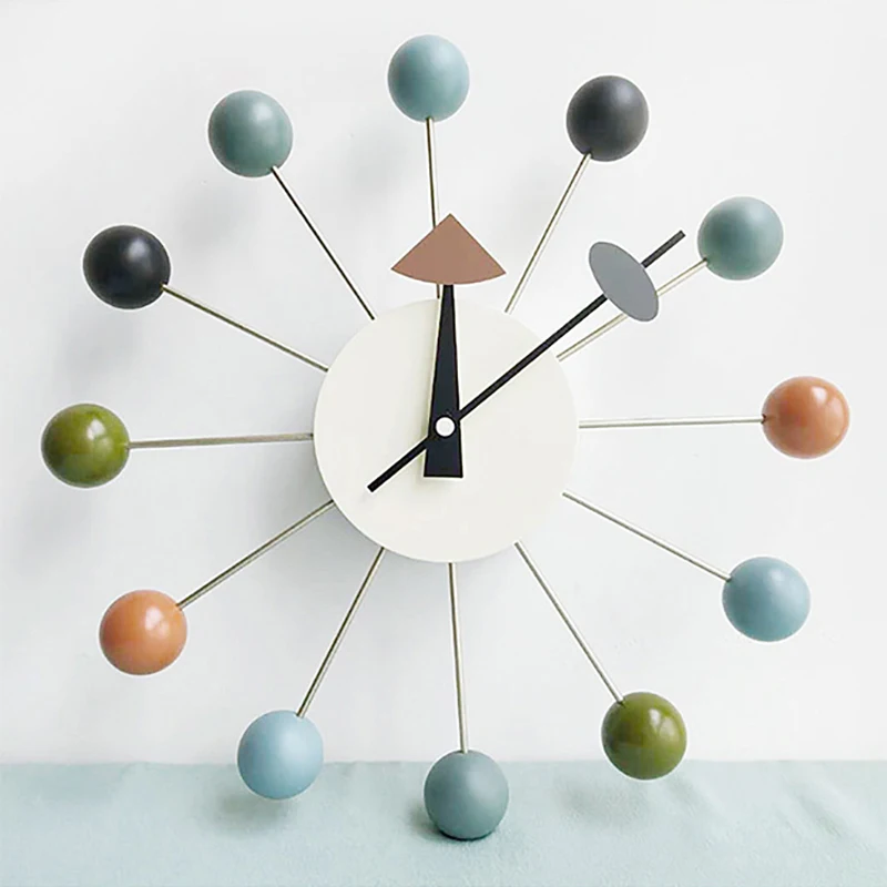 

Настенные часы карамельных цветов в скандинавском стиле, креативные тихие для гостиной, столовой, кабинета