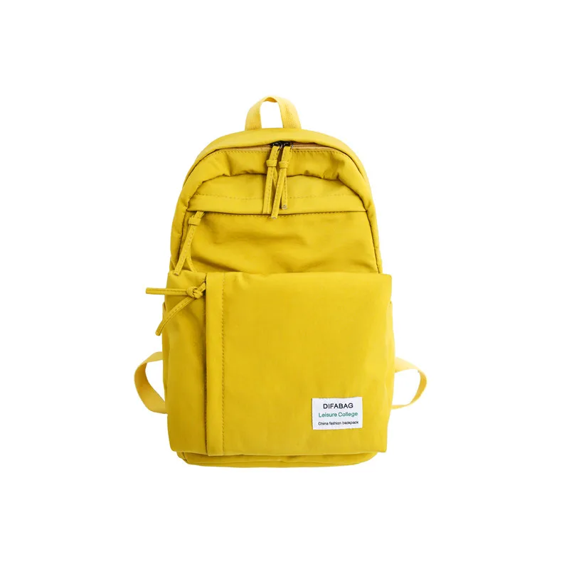 

DCIMOR Classic waterproof nylon women backpack Large capacity multiple zip pocket Backpacks Travel bag Teenage Girls Schoolbag