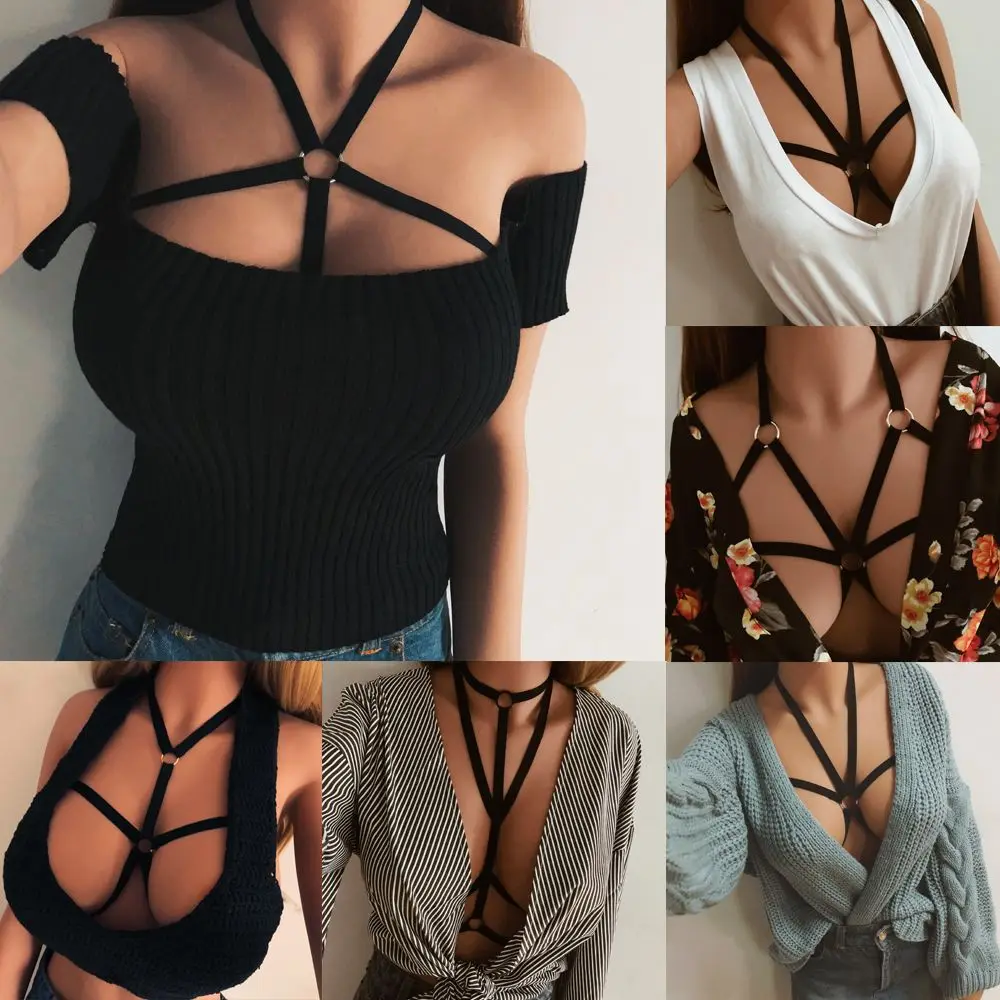 1 шт. летний сексуальный женский открытый бандажный бюстгальтер ремни для