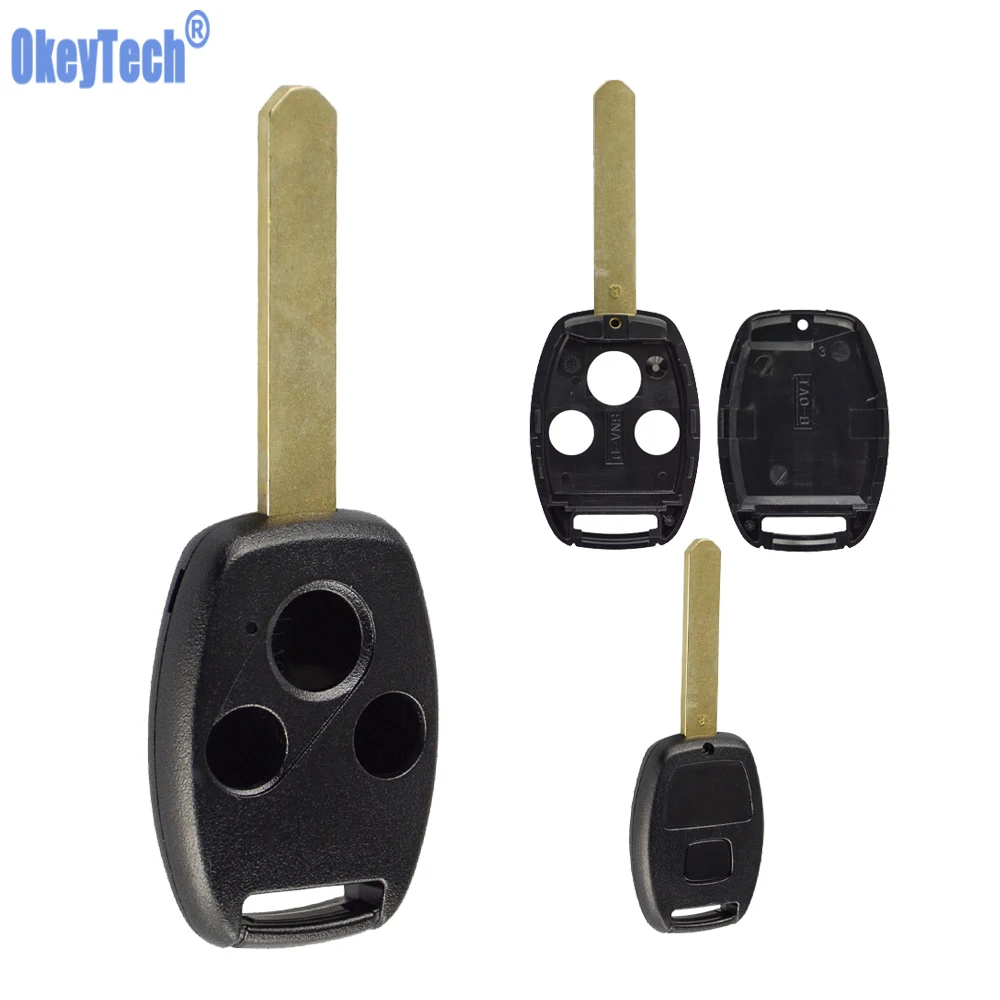 Чехол для ключей OkeyTech запасной чехол Honda Cr V Civic Insight Ridgeline 2003 2008 2009 Accord 3 кнопки|fob