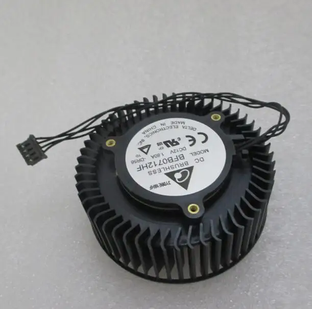 GTX460 480 580 GTX680 670 BFB0712HF 12V 1.8A четырехпроводный турбинный вентилятор для видеокарты