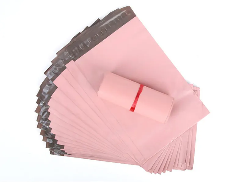 50pcs Thickened Apricot Express Courier Bags Plastic Self-Sealing Adhesive Poly Envelope Clothing T-shirt Box Shipping Pouches - купить по