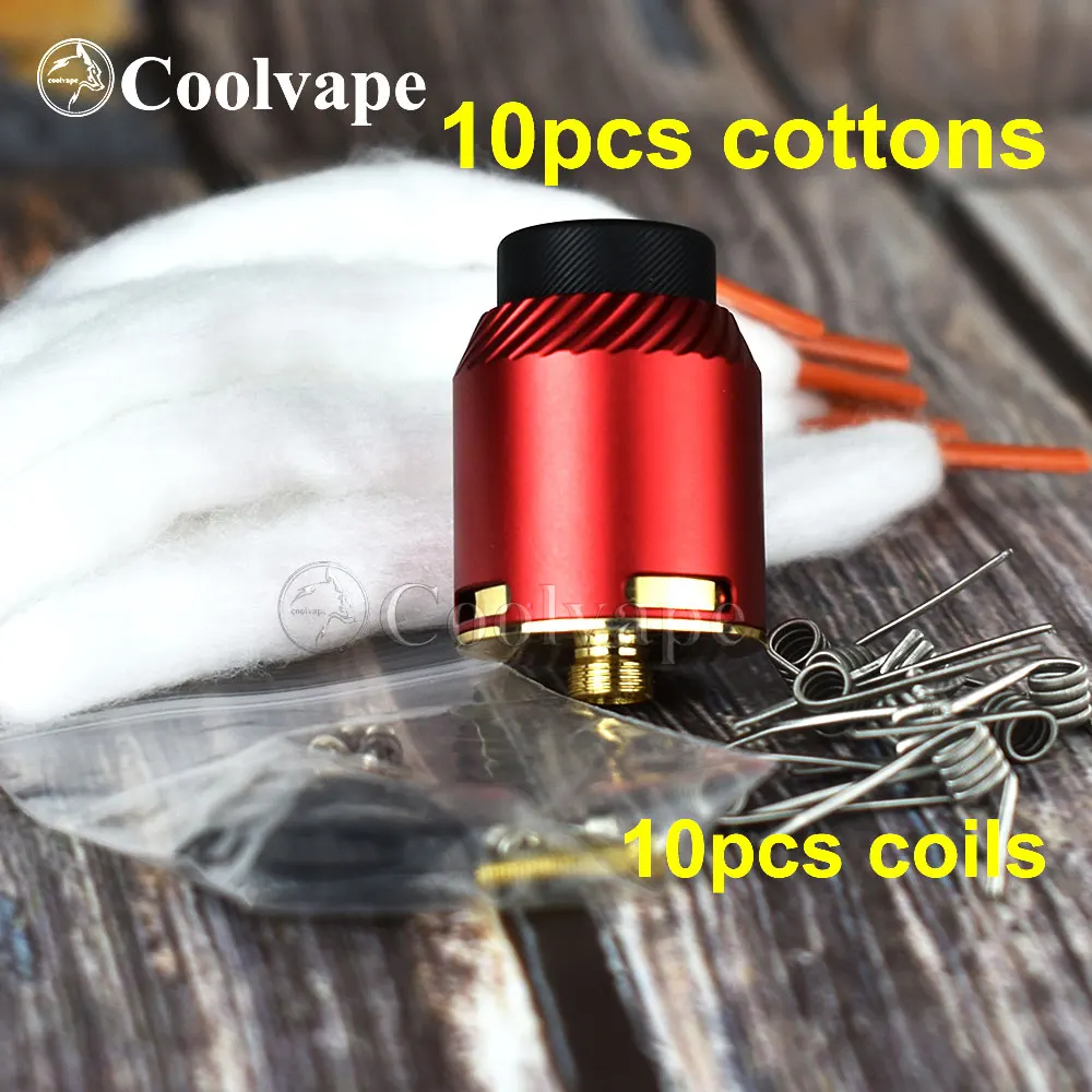 

coolvape rda Apocalypse GEN 2 RDA with bf pin rebuildable 24mm Rebuilding Dripping Tank atomizer vs goon RDA