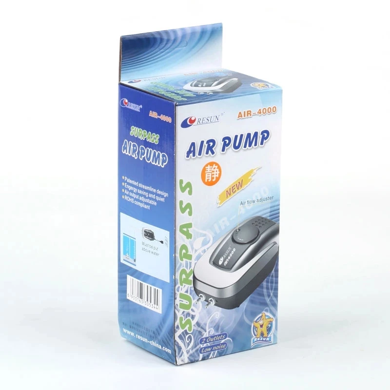 2W 4W 8W AIR-1000 AIR-2000 AIR-3000 AIR-4000 AIR-8000 Aquarium Air Pump Fish Tank Increasing Oxygen accessories | Дом и сад