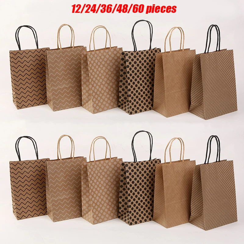 

High Quality Handles Gift Bags Kids Happy Birthday Gift Boxes Wedding Party Decoration Paper Cookie Packaging Bags 27*21*11cm
