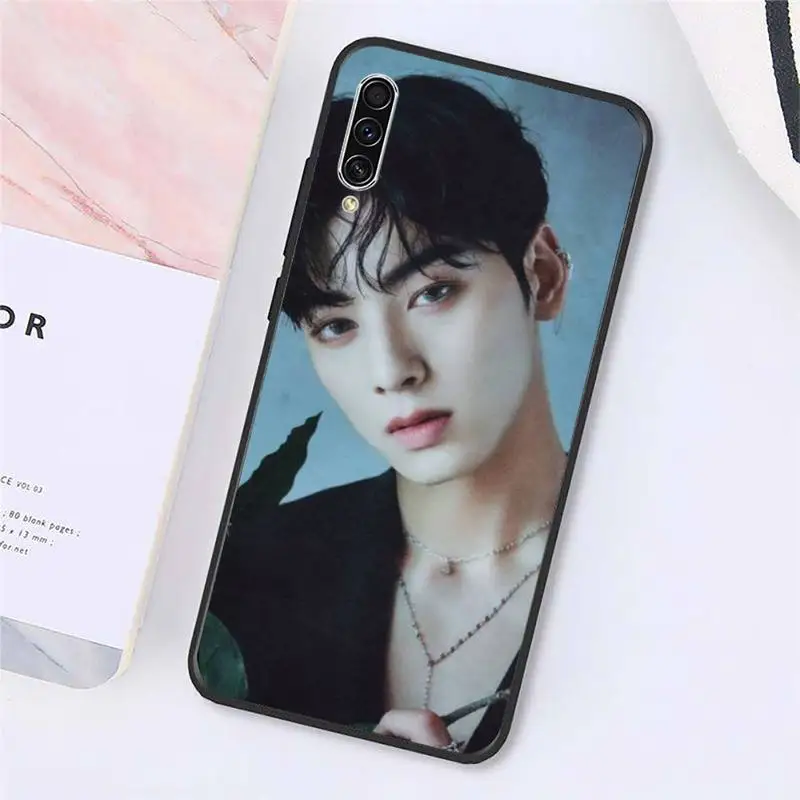 Чехол для телефона Cha EunWoo Astro Kpop Samsung galaxy S 9 10 20 A 21 30 31 40 50 51 71 s note j 4 2018 plus - купить по
