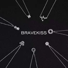 BRAVEKISS новая Длинная цепочка для женщин ожерелье Мода с украшением в виде кристаллов, чешские циркониевые ожерелья с подвесками, подарок, ювелирное изделие аксессуары колье-чокер UN0331X