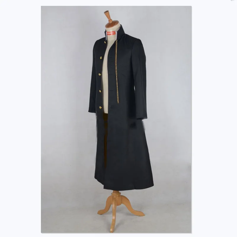 

JoJo's Bizarre Adventure Jotaro Kujo Cosplay Costume Anime Black Coat Jacket Hat Halloween Party Outfits Custom Made
