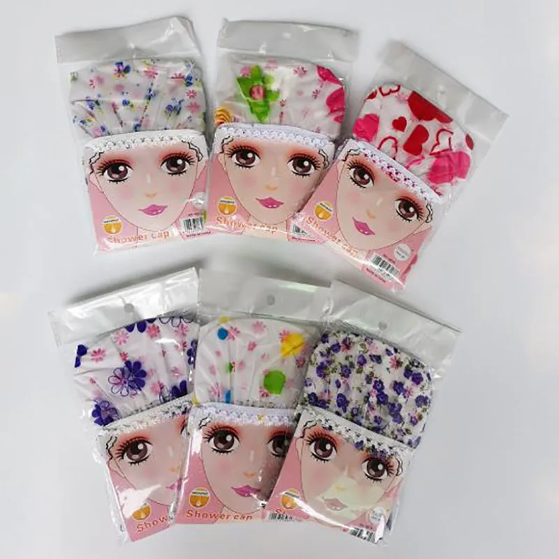 1 шт. Цвет случайный Водонепроницаемый шапочка для душа уплотненные теплые