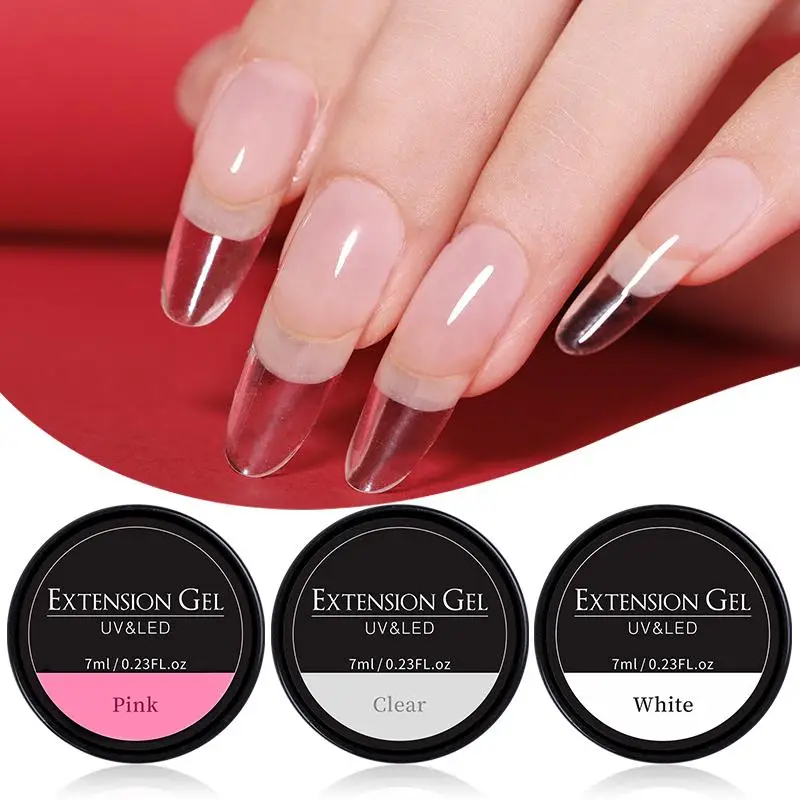 

30ml Acrylic Gel For Nail Extension Glue Tips Quick Building UV Gel Repair Broken Finger Prolong Form Manicure Tools