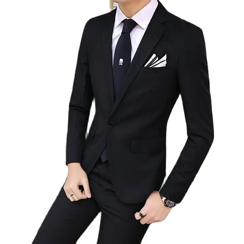 Деловой костюм для мальчиков комплект из 2 частей Для мужчин свадебные вечерние