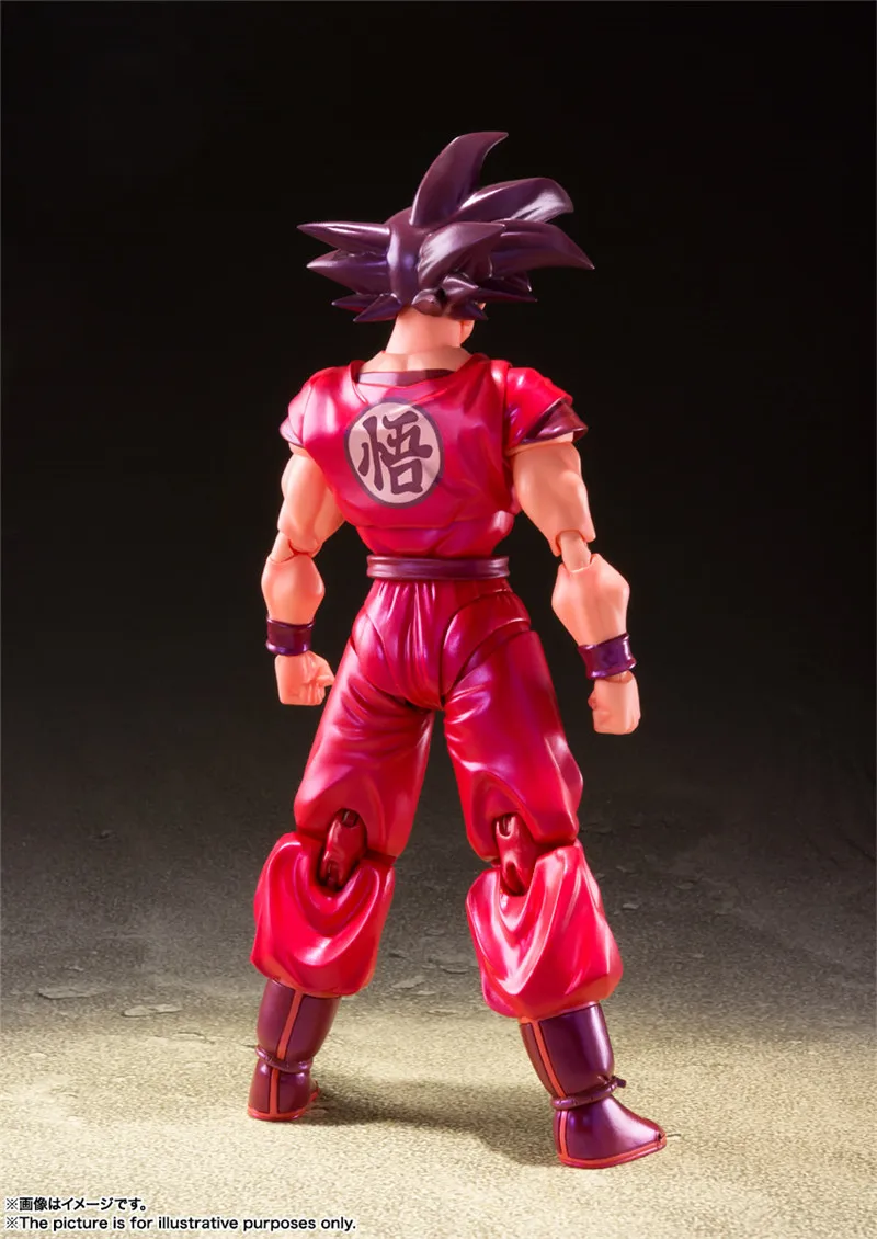 BANDAI SHF Аниме Драконий жемчуг Z шарнирная подвижная Kaiouken Сон Гоку красный взрыв
