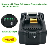 makita lithium ion battery latest upgrade bl1860 rechargeable battery 18v 6ah lithium ion battery bl1840 bl1850 bl1830 bl1860b l