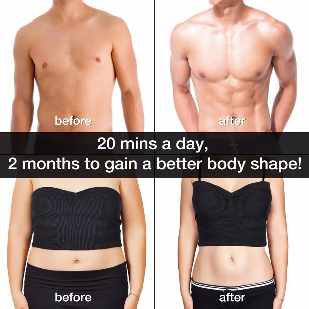 ABS Электрический стимулятор мышц тренажер для тренировок в тренажерном зале