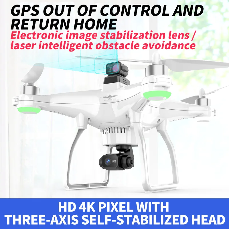 Dron KF103 Max para evitar obst&aacute;culos, c&aacute;mara Profesional HD 4k, de 3 ejes card&aacute;n, sin escobillas, VS SG906 Max F11S 4K-1