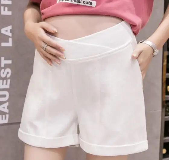 Женские летние шорты с заниженной талией для беременных Одежда повседневные