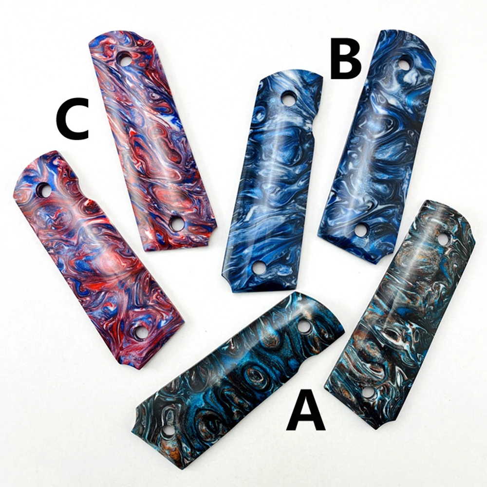 

Totrait 1Pair Colt 1911 Grips acrylic Handle Full Size 1911 Accessories CNC acrylic Tactical Handle material