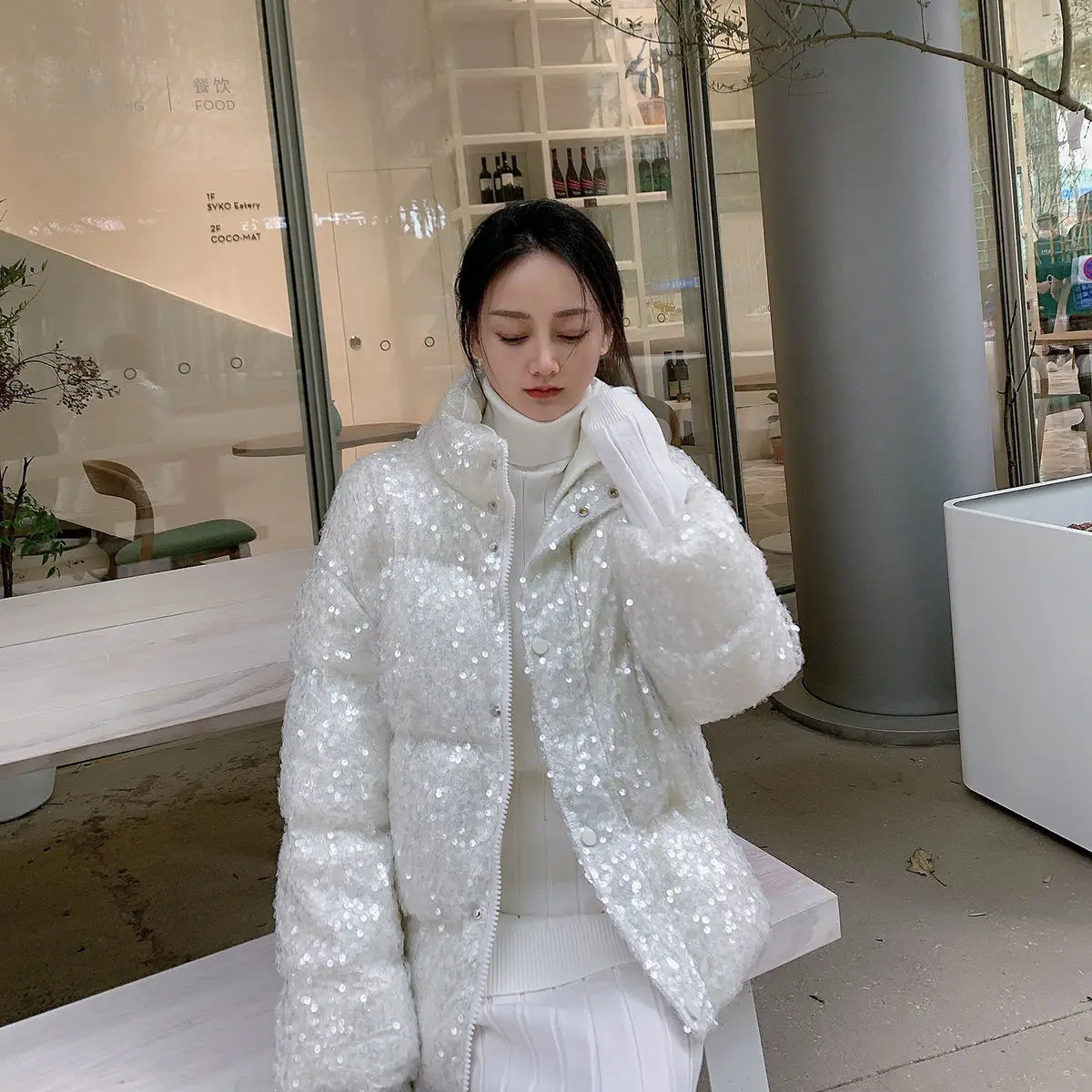 Женский короткий пуховик новинка 2021 года легкий | Женская одежда