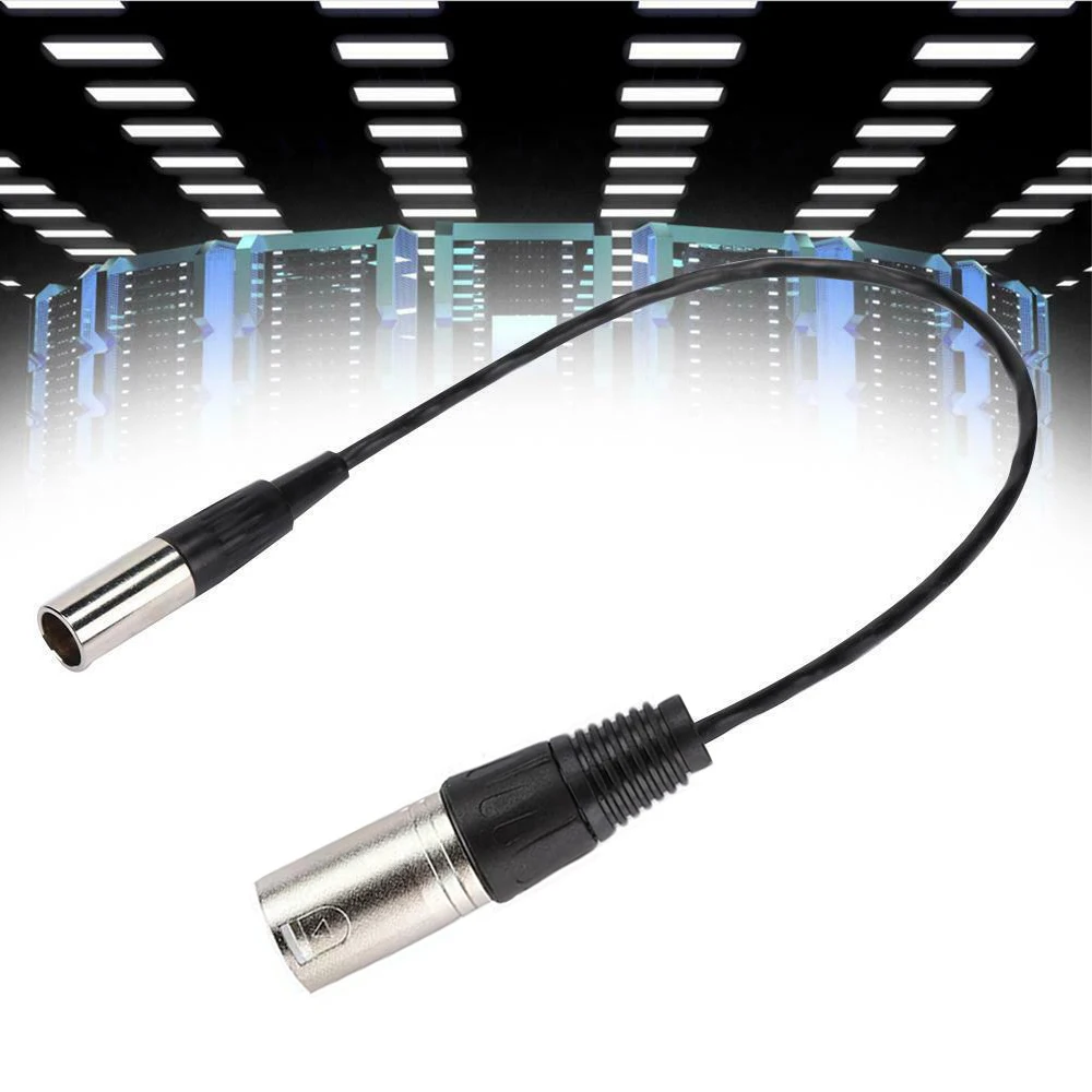 Аудиокабель 30 см Mini XLR 3-контактный штекер-гнездо для микрофона SLR камеры |