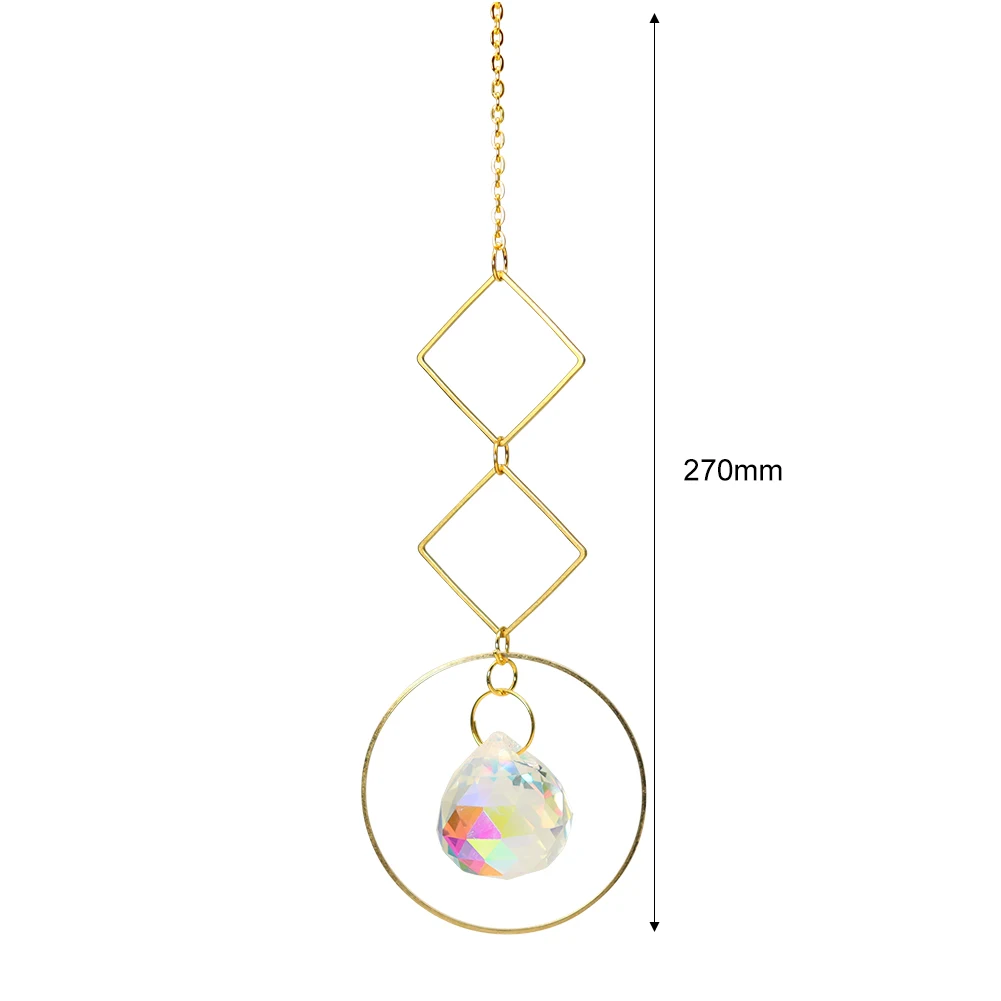 

Hanging Crystal Suncatcher/Witchy Sun Catchers Prisms/ Light Catcher For Windows/Fairy Decor/Car Charm/ Rainbow Maker Celestial