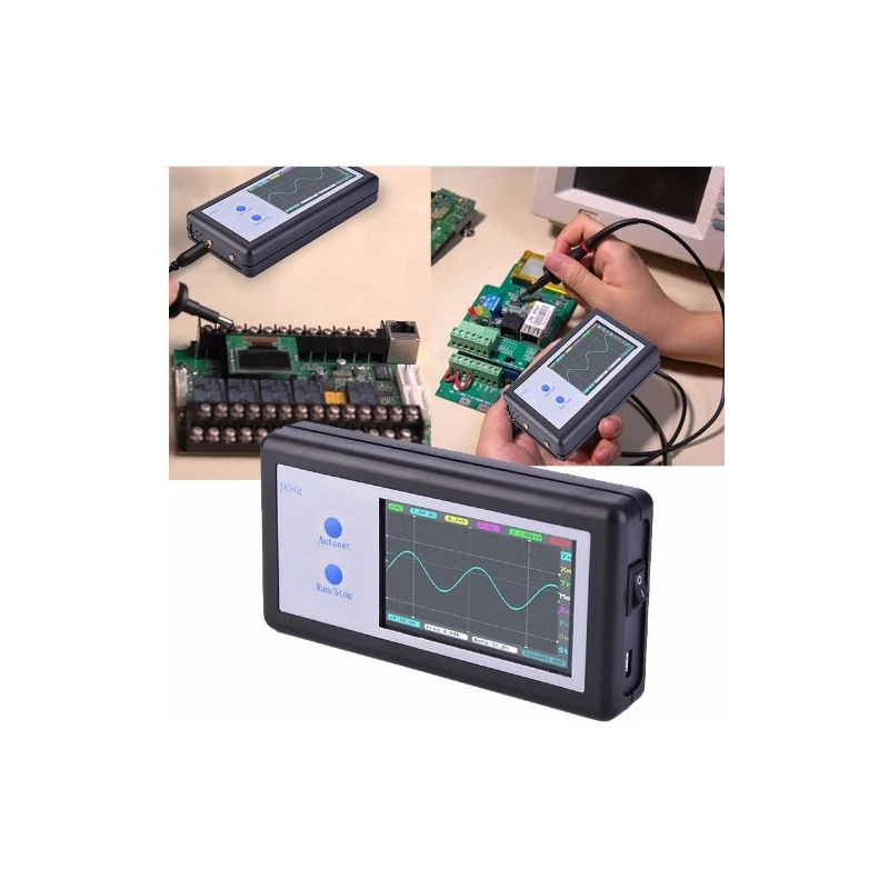

Oscilloscope Portable D602 200 KHz 2 Ch Mini Digital Oscilloscope