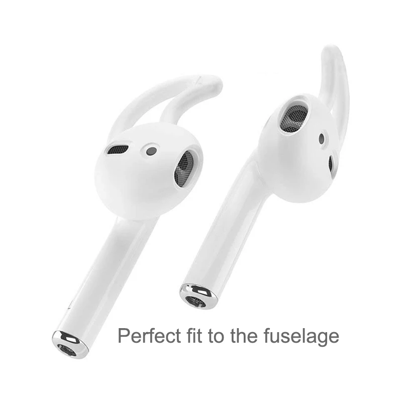 Для Apple AirPods замена мягкий силиконовый чехол противоскользящие ушные крючки Bluetooth наушники наконечники для наушников Наушники Чехол протектор
