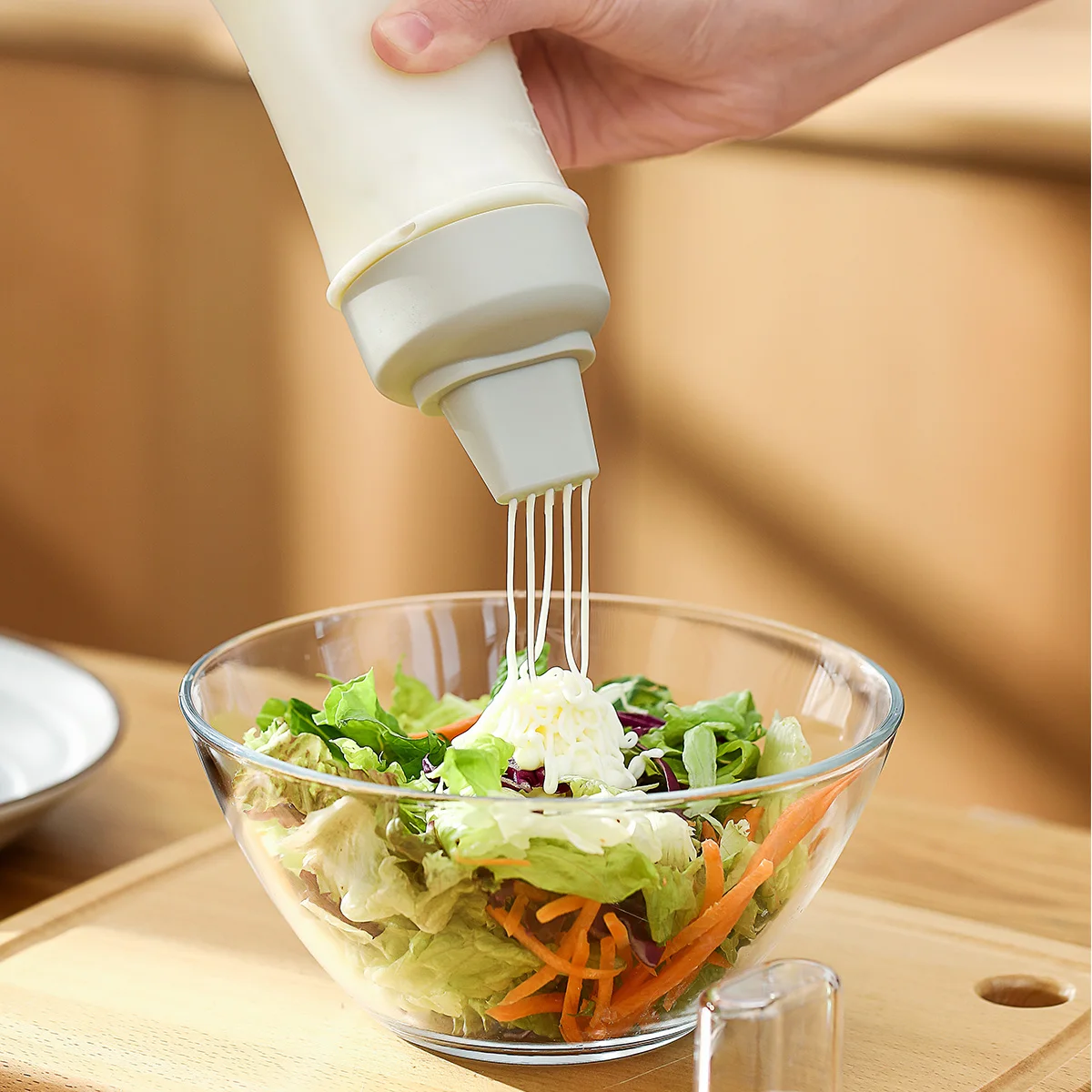 FaSoLa 280 мл контейнер для салата дозатор масла бутылка хранения кетчупа крема меда