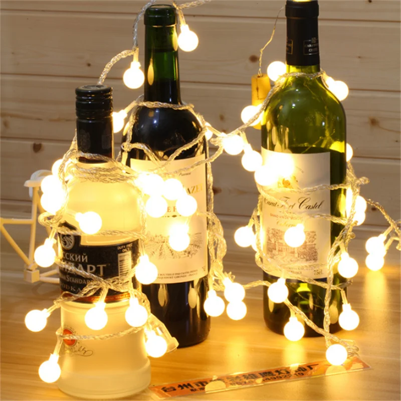 Новогодний Декор 10 м 100 Led шар сказочные огни Navidad 2019 рождественские украшения для