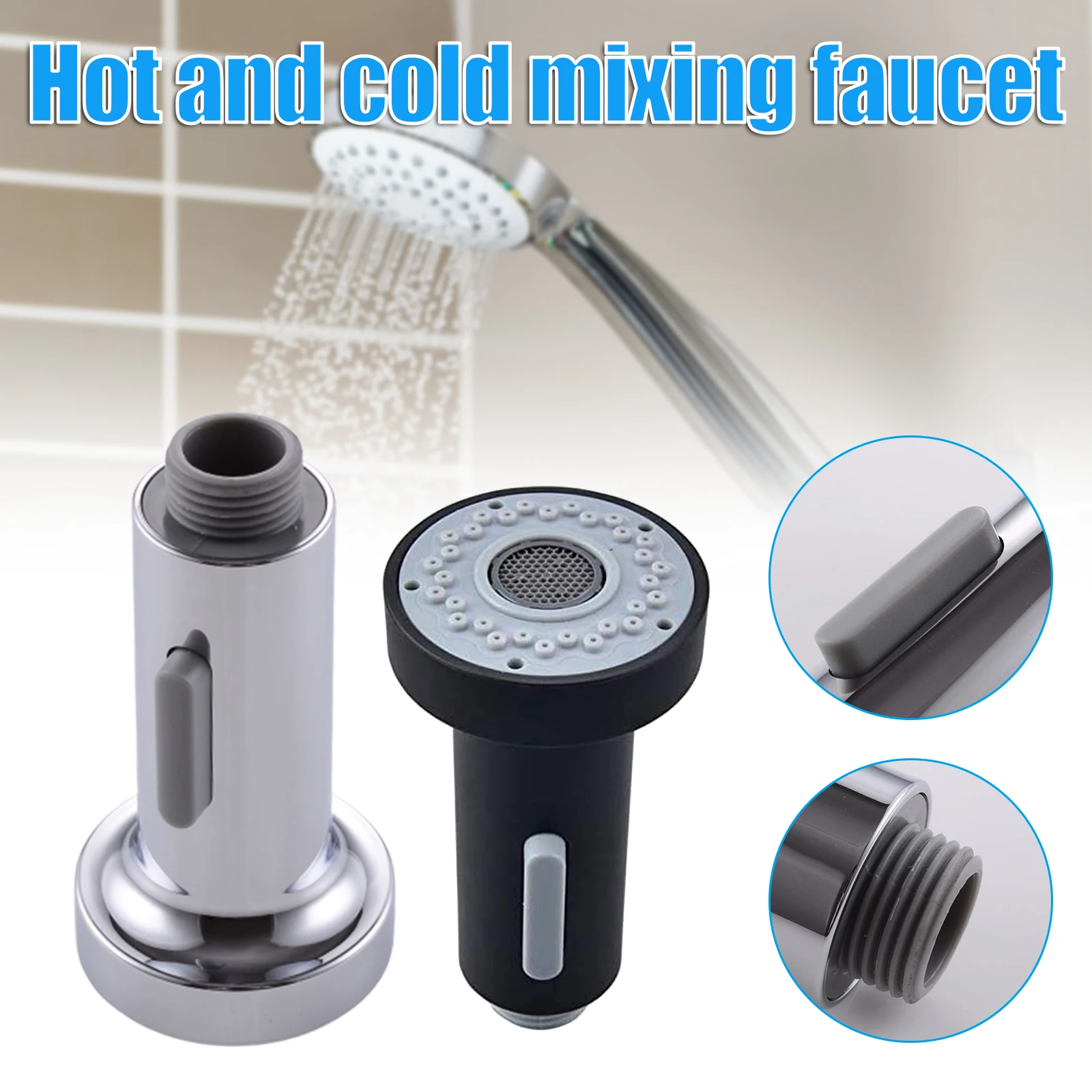 

Сменная головка для смесителя, многофункциональный распылитель для раковины, сменная насадка для кухни, ванной комнаты TS3, устанавливаемая ...