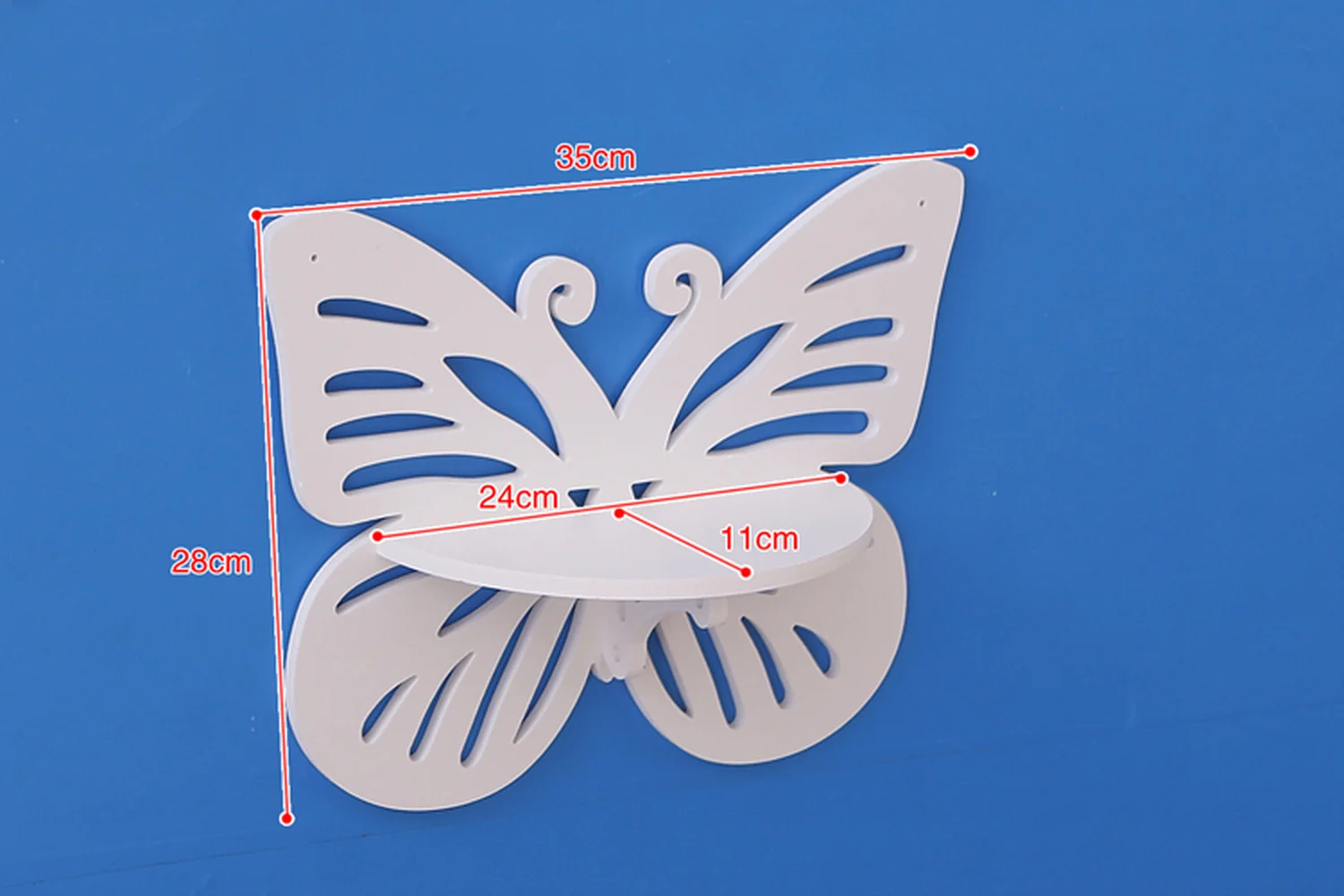 Креативная Простая Бабочка полый ТВ фон настенная подвесная декоративная полка