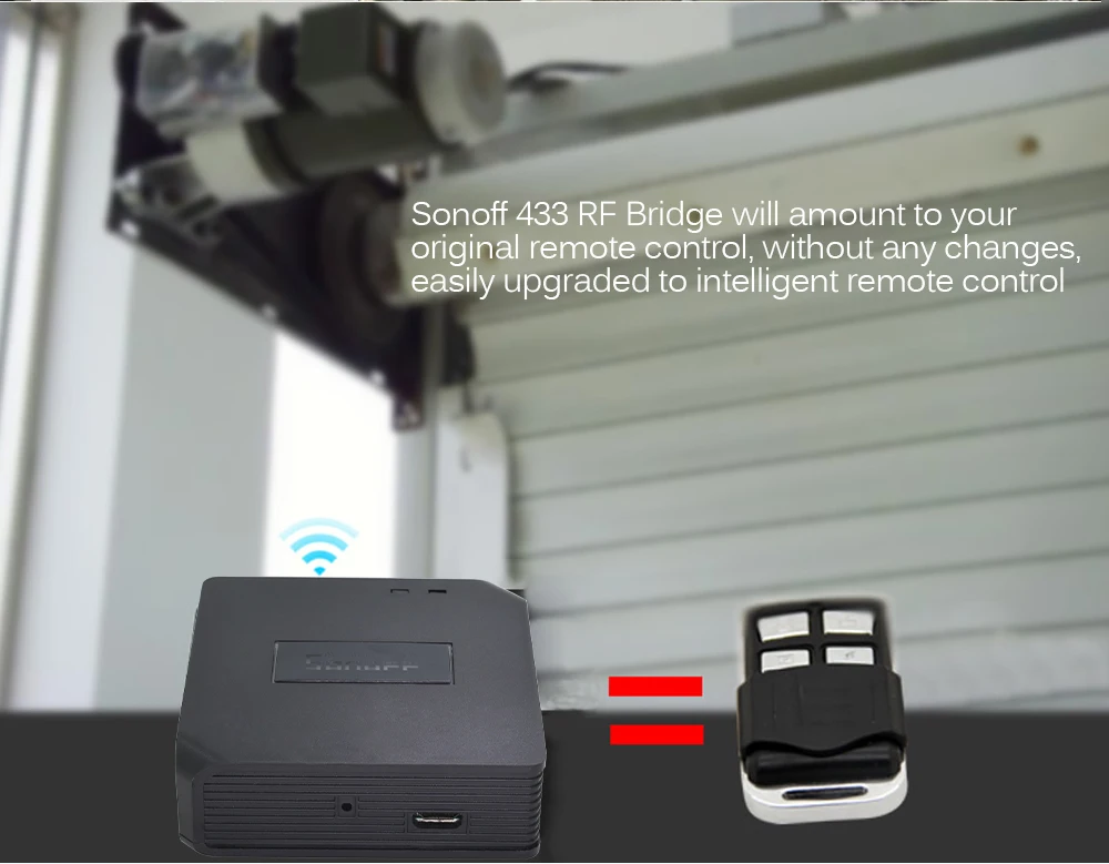 SONOFF РЧ мост/RFR3/Ifan03/4CH Pro r2 пульт дистанционного управления 433 МГц Wifi смарт-коммутатор eWelink поддержка DIY Google домашняя Автоматизация Alexa