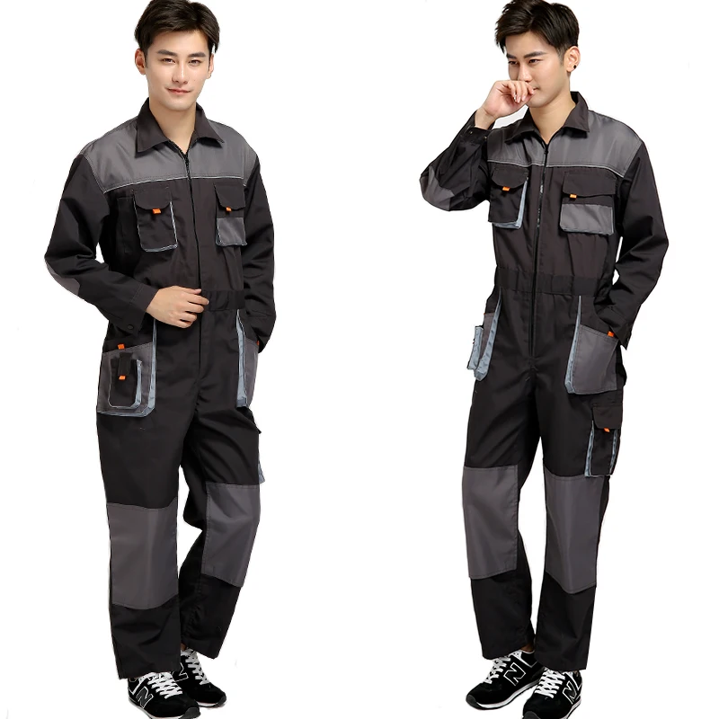 

Bib overalls men work coveralls protective repairman strap jumpsuits pants working uniforms plus size 4XL sleeveless coverall