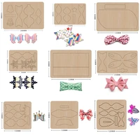 new styles bow knot hairpin wood die scrapbooking cut dieswooden dies suitable for common die cutting machines on the market