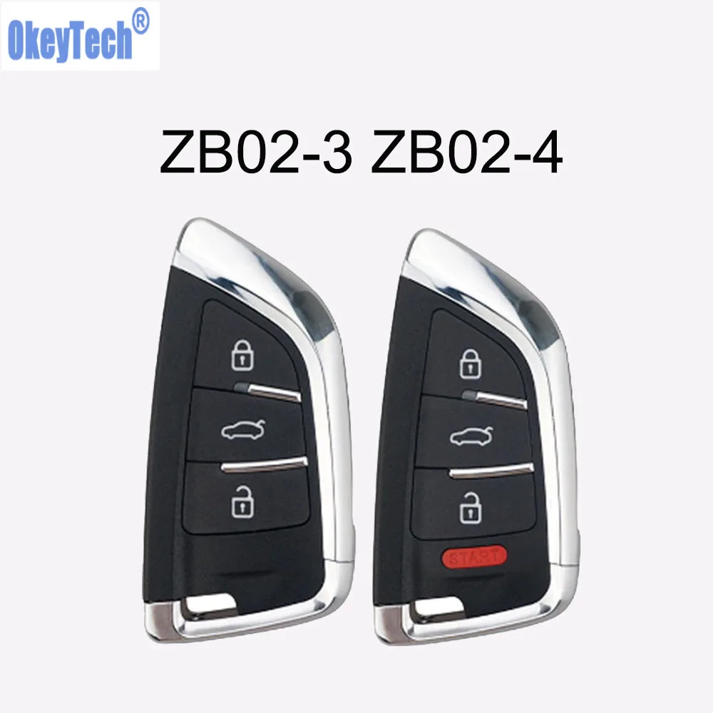 OkeyTech ZB02 3 4 дистанционный ключ карта смарт ключа для KD X2 Универсальный KD900 Мини