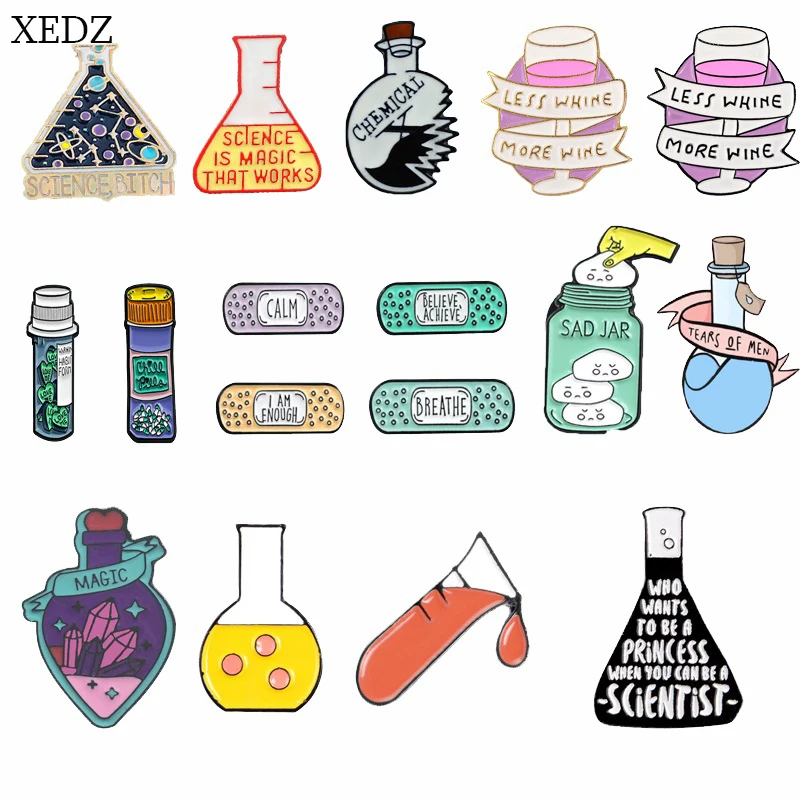 XEDZ Волшебная Медицинская бутылка научный Химический реагент хлопковый шар