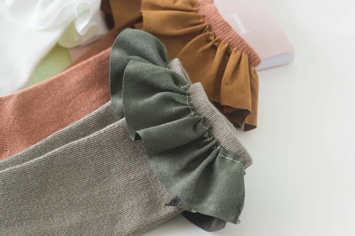 Детские колготки до колена для маленьких девочек осени и весны милые стильные