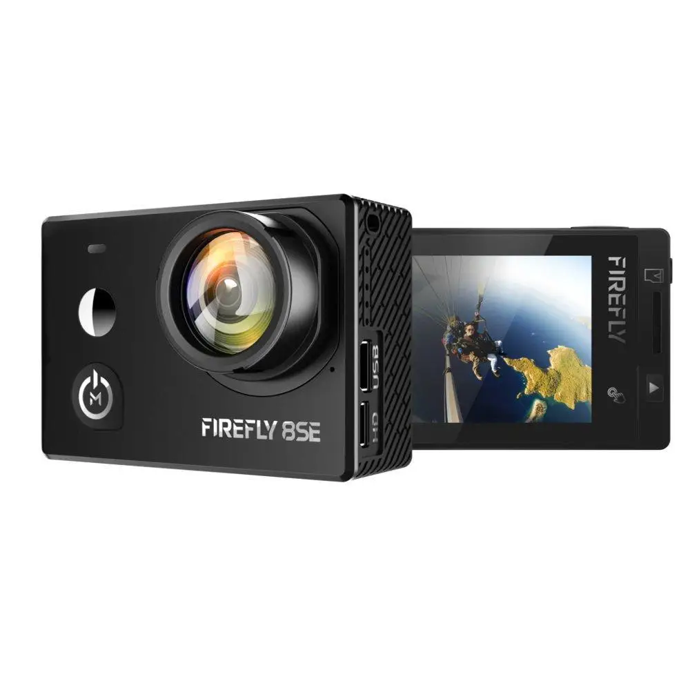 Экшн камера Hawkeye Firefly 8SE с сенсорным экраном 4K 30 кадров/с 170 дюйма 90 градусов|Детали