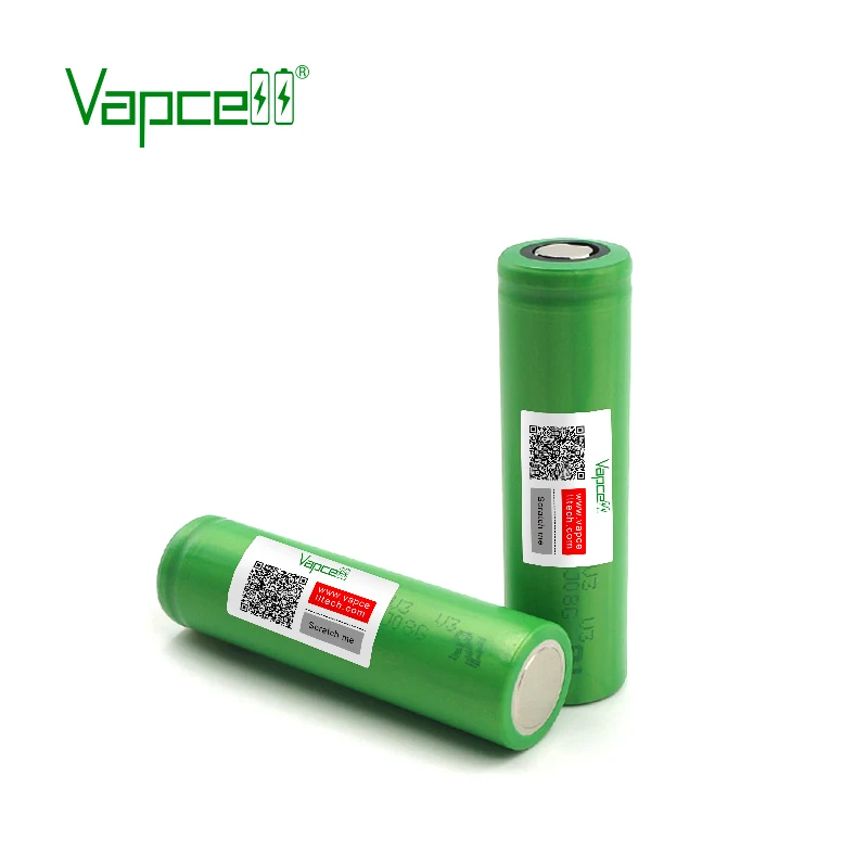 Vapcell 100% оригинал 18650 2250 мАч 10a 3 7 в батарея V3 плоские/кнопочные аккумуляторные