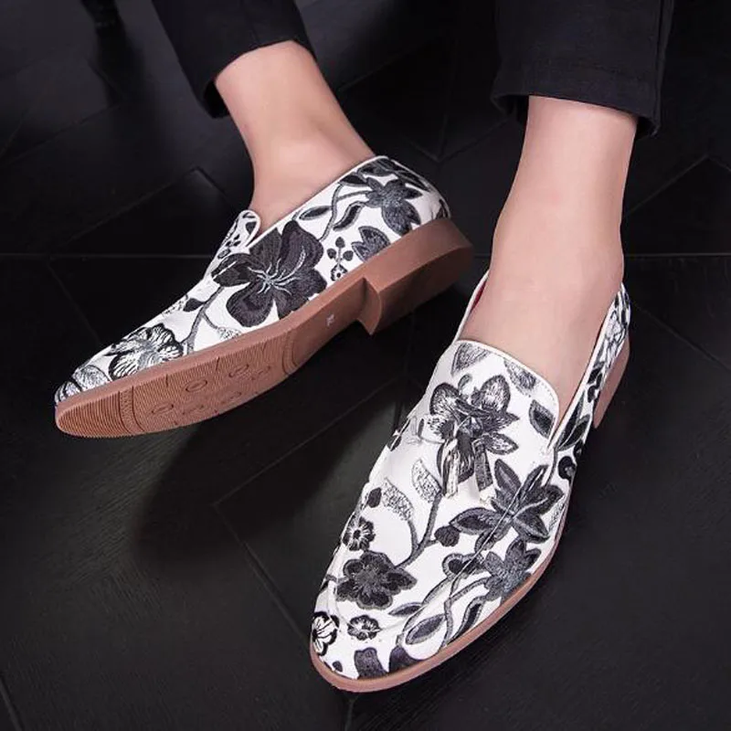

okkdey 2020 Men luxury Designer velvet Embroidery snake gentleman oxfords shoes Homecoming Dress Man Wedding prom Shoes