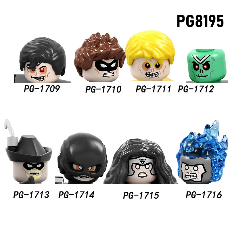 

PG8195 Building Blocks Heroes Black Lantern Head Action Figures Toys Gift For Children Toys
