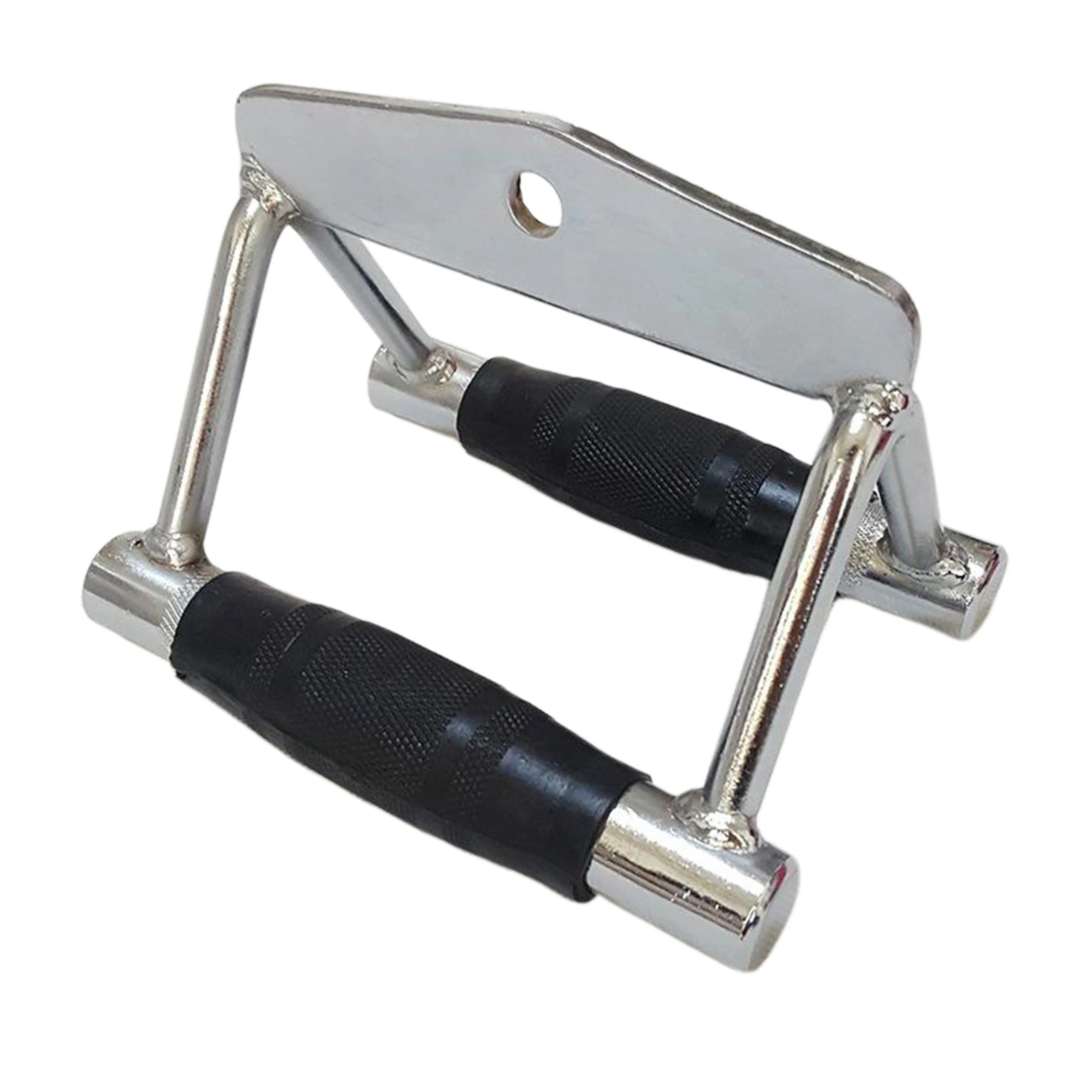 

Steel Gym V Handle Cable System Attachment Tricep Training Pull Rope Stirrup